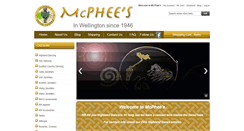 Desktop Screenshot of mcphees.co.nz